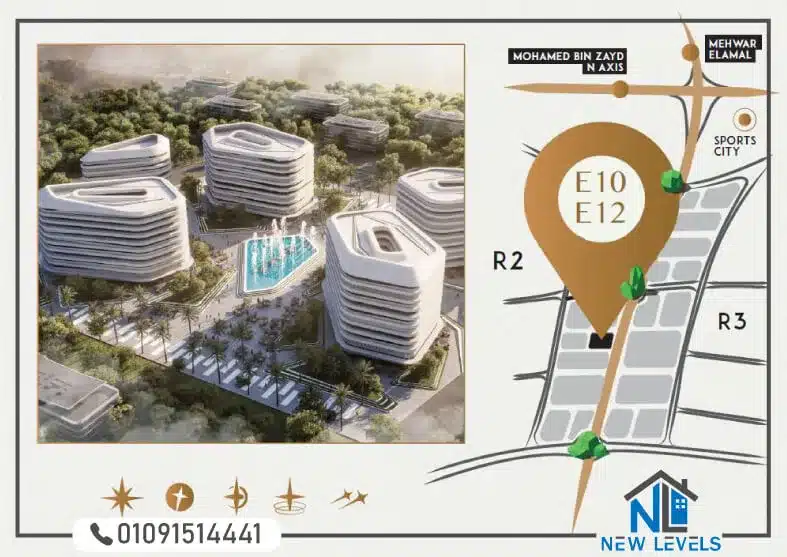 موقع-مول-ذا-فايف-العاصمة-الإدارية-Location-The-Five-Mall-New-Capital